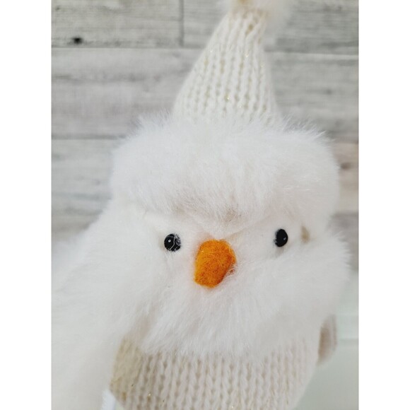 Target Wondershop Spritz Bird 2019 RUE White Featherly Hat Scarf Holiday Decor - Picture 3 of 15